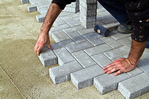 Residential Paver Driveway in Newkirk, OK